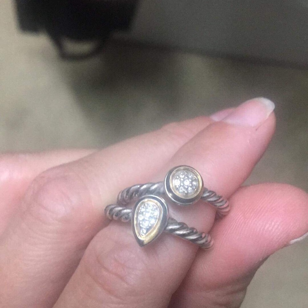 Brighton 2 stackable rings sz 7